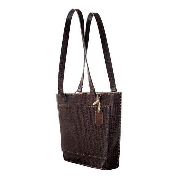 🌟Host Pick 🌟 Leather Crochet Store Genuine Leather Tote Bag - Picture 3 of 7